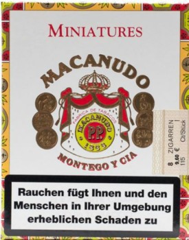 Macanudo Miniature Cigarillo